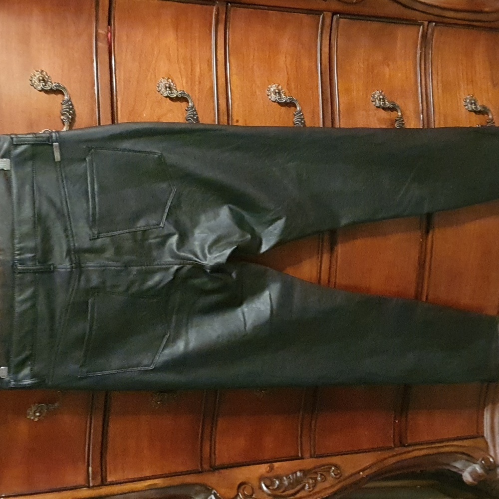 KanCan Janet High Rise Faux Leather Ankle Skinny Pants sz 13/30 - Picture 6 of 8